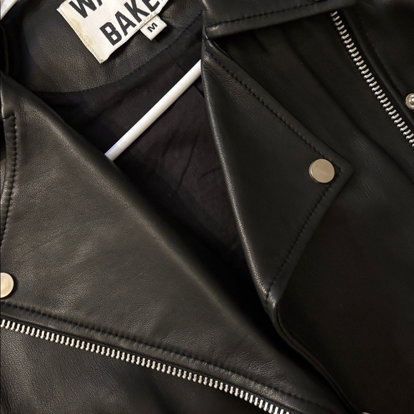 Walter Baker Black Leather Jacket - Picture 7 of 8